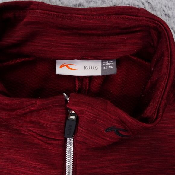 Kjus Sweater Womens 42 XL Red Heathered Full Zip Long Sleeve Outdoor - Picture 2 of 11